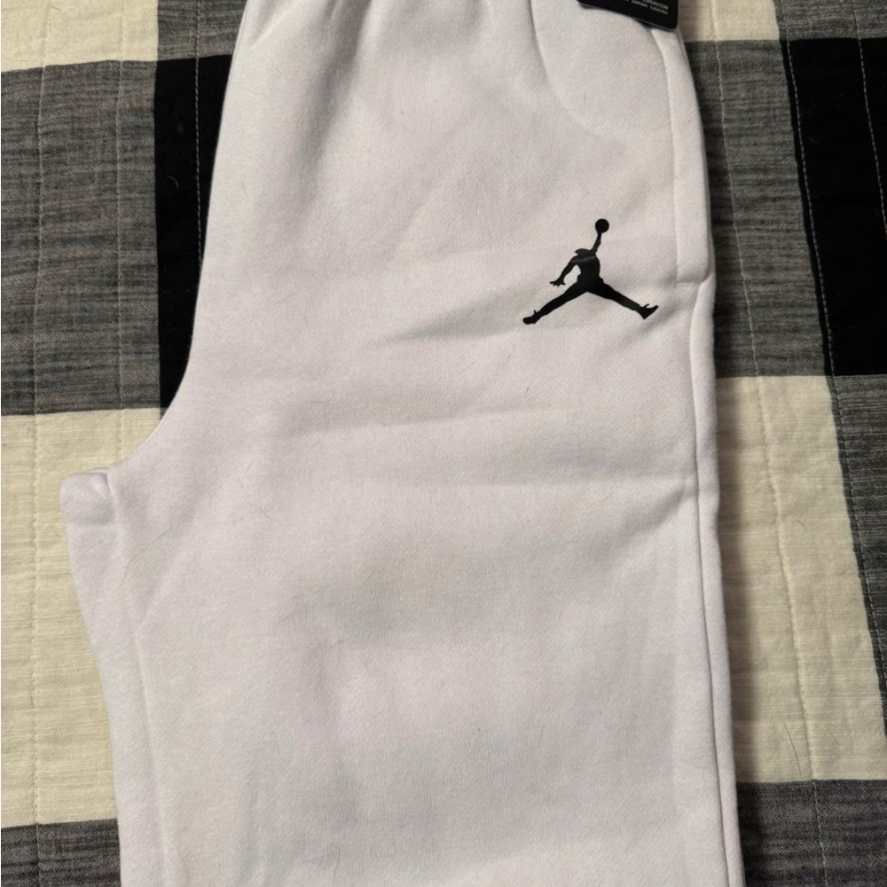 Kids White Jogger Pants
